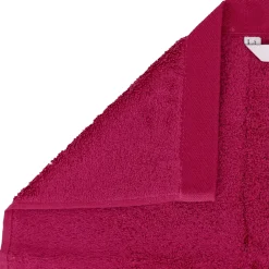 Serviette De Bain|Linnea Drap de douche 70x140 cm coton peigné ALBA prune