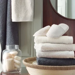 Linnea Drap de douche 70x140 cm coton peigné ALBA blanc