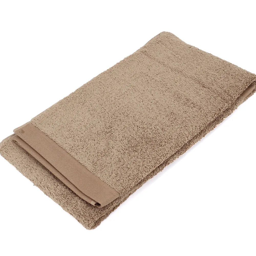 Linnea Drap de douche 70x140 cm coton peigné ALBA taupe