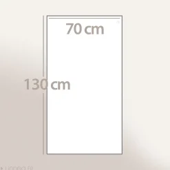 Linnea Drap de douche 70x130 cm LUXOR blanc crème