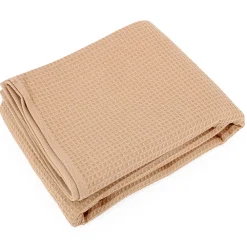 Serviette De Bain|Linnea Drap de douche 70x140 cm nid d'abeille PURE WAFFLE 300 g/m² beige