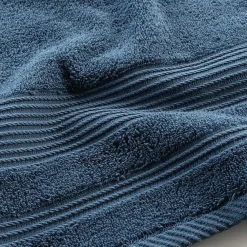 Serviette De Bain|Douceur D'Intérieur Drap de Douche 70x130 cm Éponge Unie Tendresse Saphir 600g/m²