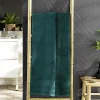 Douceur D'Intérieur Drap de Douche 70x130 cm Éponge Unie Tendresse Emeraude 600g/m²