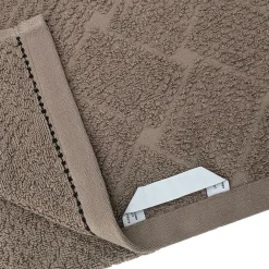 Serviette De Bain|Linnea Drap de douche 70x140 cm pur coton collection OSAKA fleurs marron