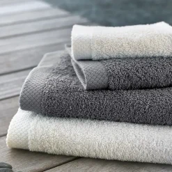 Linnea Drap de douche 70x140 cm PURE Anthracite 550g/m2