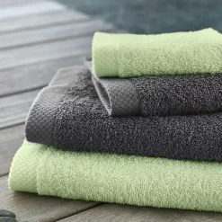 Serviette De Bain|Linnea Drap de douche 70x140 cm PURE vert Pomme 550g/m2