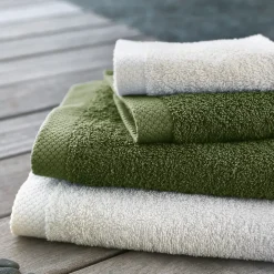Linnea Drap de douche 70x140 cm PURE Kaki 550g/m2