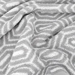 Linnea Drap de douche 70x140 cm SYMETRIE coton Gris Alvéoles