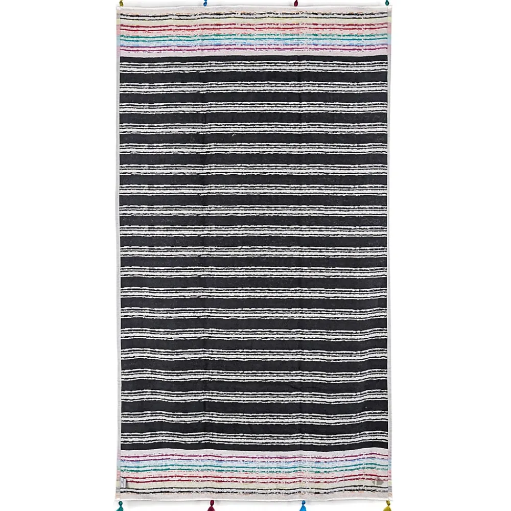 Linnea Drap de plage 100x180 cm en velours collection SICILE multicolore