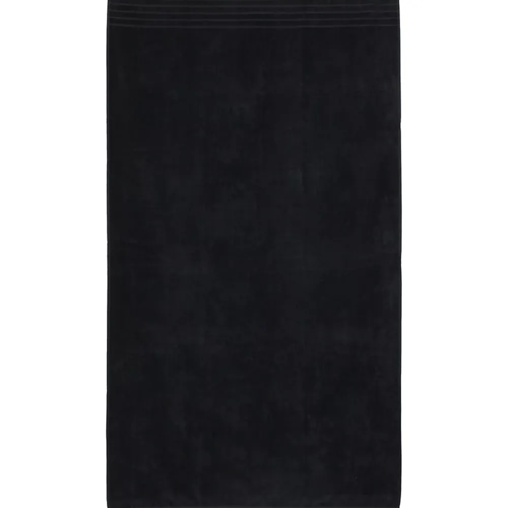 Serviette De Bain|Linnea Drap de plage 90x160 cm KUPARI noir