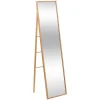 Miroir Simple|5Five Echelle en bambou avec miroir l.41 x H.160 cm