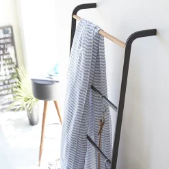 Etagère Salle De Bains|Calicosy Echelle porte serviettes avec 6 barreaux - H160 cm