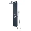 Colonne De Douche Thermostatique|Rousseau Edouard - Colonne de douche avec robinetterie ERIS - Fintion Gris Anthracite