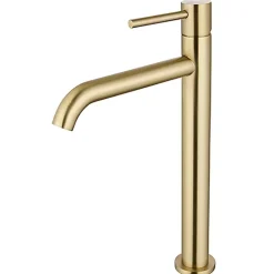 Robinet Lavabo Et Vasque|Edouard Rousseau - Mitigeur lavabo haut SCRIPY - Butée éco stop - Vidage clic clac inclus - 3 coloris disponibles