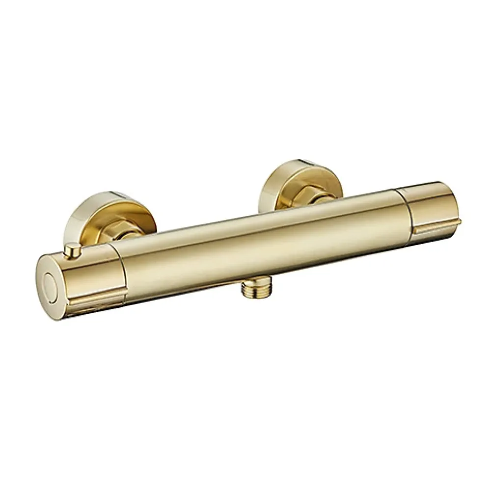 Robinet De Douche|Edouard Rousseau - Mitigeur thermostatique de douche AKILA - Corps froid - Débit 9,5 L par minute - 7 coloris disponibles
