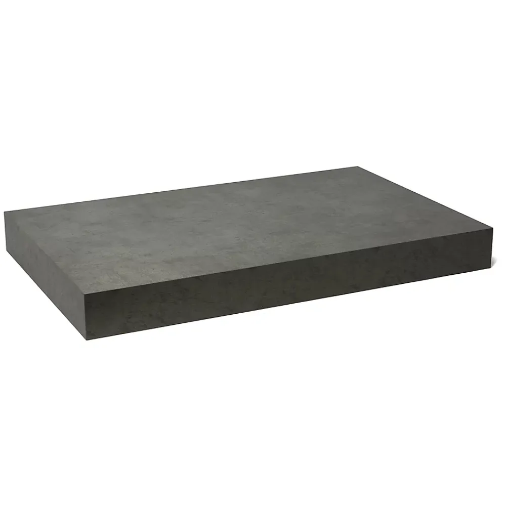 Plan De Travail Salle De Bains|Egger Naturel plan vasque 103,5x8x50 cm, gris foncé mat effet beton (DO10050BCS)