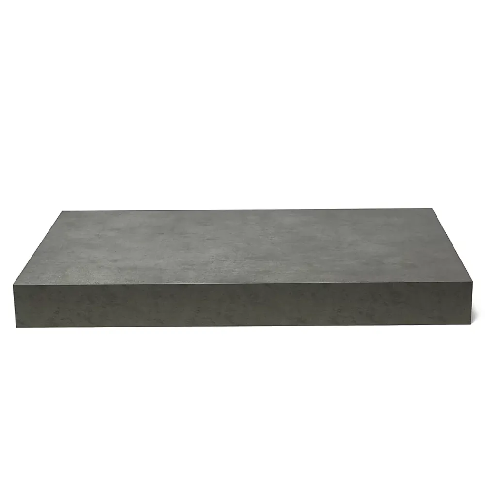 Plan De Travail Salle De Bains|Egger Naturel plan vasque 103,5x8x50 cm, gris foncé mat effet beton (DO10050BCS)