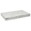 Egger Naturel plan vasque 123,5x8x50 cm, blanc effet marbre (DO12050MCB)