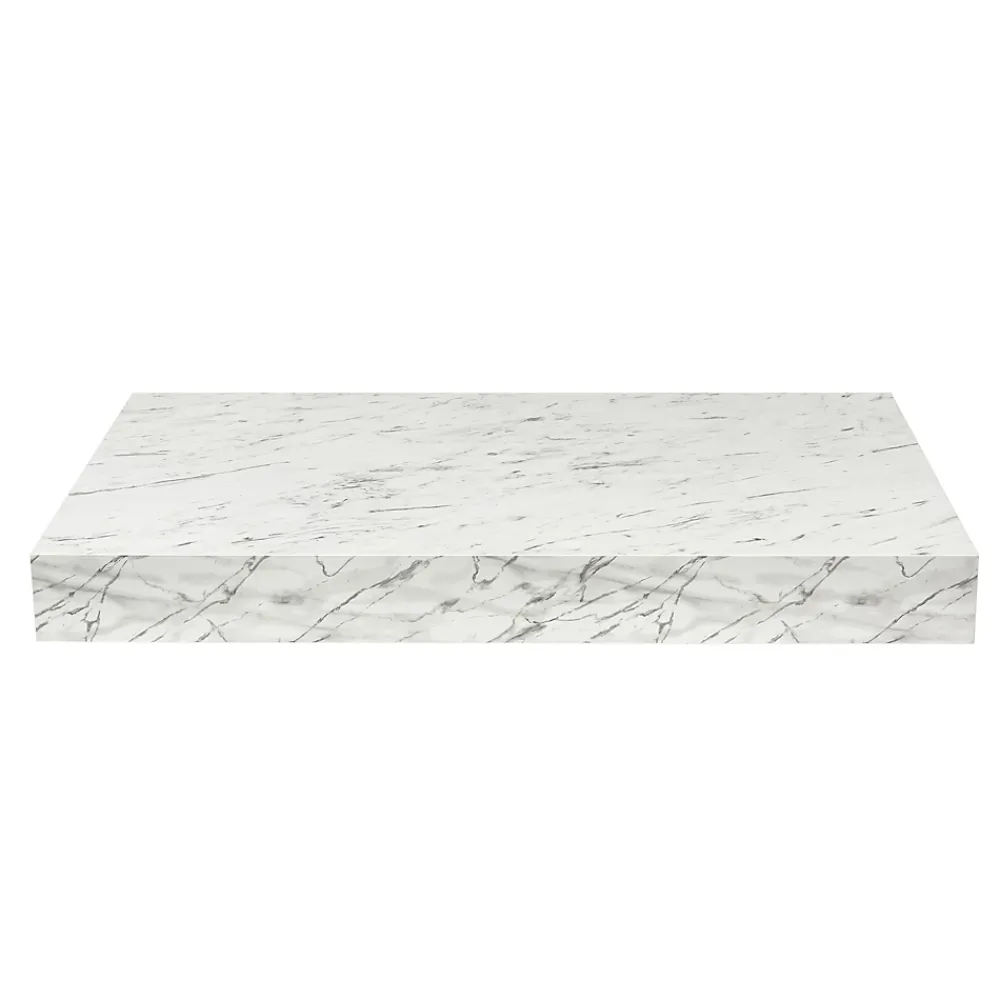 Egger Naturel plan vasque 103,5x8x50 cm, blanc effet marbre (DO10050MCB)