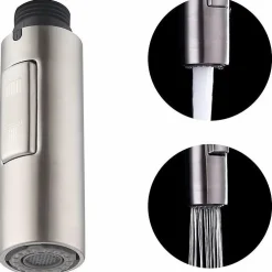Pommeau De Douche, Flexible Et Barre De Douche|Deko Embout Robinet Cuisine de Rechange DouchetteTête de Robinet Amovible Universelle