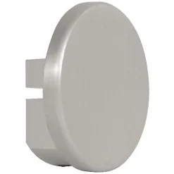 Urinoir|Duval Embout rond pour main courante aluminium anodisé argent - - 61-0102-3001