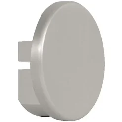 Urinoir|Duval Embout rond pour main courante aluminium anodisé argent - - 61-0102-3001
