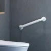 Barre D'Appui|EMKE Barre d'Appui Murale de Sécurité 40cm, Nylon, Aluminium avec Anneau Lumineux, Antidérapante, Blanche