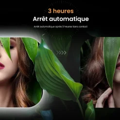Miroir Lumineux|EMKE Miroir lumineux salle de bain sans cadre 60x60cm , Interrupteur Tactile, Anti-buée, LED Lumière Blanche Froide/Neutre/Chaude