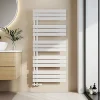 EMKE Radiateur Sèche-Serviettes à Eau Chaude Flat Panel - Blanc Brillant 132x60 cm - 798W