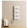 EMKE Radiateur Sèche-Serviettes Électrique 1041x400 mm, Blanc 400W, WiFi, Modes Intelligents, Détection Fenêtre