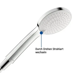 Pommeau De Douche, Flexible Et Barre De Douche|Duravit Ensemble Colonne de douche métal Barre de douche avec flexible 1,6m et douchette chrome - 70x2x7cm - Chrome
