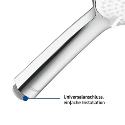 Pommeau De Douche, Flexible Et Barre De Douche|Duravit Ensemble Colonne de douche métal Barre de douche avec flexible 1,6m et douchette chrome - 70x2x7cm - Chrome