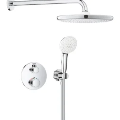 Colonne De Douche Encastrable|Grohe Ensemble de douche - Grohtherm - - Avec tempesta 250 - 2 jets