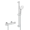 Colonne De Douche Sans Robinetterie|Grohe Ensemble de douche 2 jets avec barre -