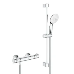 Colonne De Douche Sans Robinetterie|Grohe Ensemble de douche 2 jets avec barre -