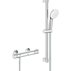 Colonne De Douche Sans Robinetterie|Grohe Ensemble de douche 2 jets avec barre -