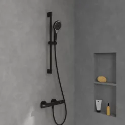 Villeroy & Boch Ensemble de douche 3 jets VILLEROY ET BOCH Verve Showers Noir mat