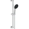 Grohe Ensemble de douche avec pommeau 1 jet, barre 60cm et flexible 1,75m - Vitalio Start 110 27942001 - Economie d'eau - Chrom