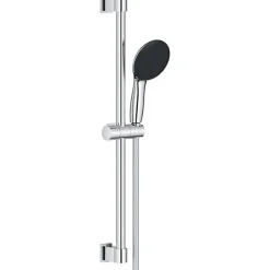 Grohe Ensemble de douche avec pommeau 1 jet, barre 60cm et flexible 1,75m - Vitalio Start 110 27942001 - Economie d'eau - Chrom