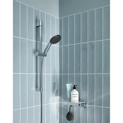 Grohe Ensemble de douche avec pommeau 1 jet, barre 60cm et flexible 1,75m - Vitalio Start 110 27942001 - Economie d'eau - Chrom