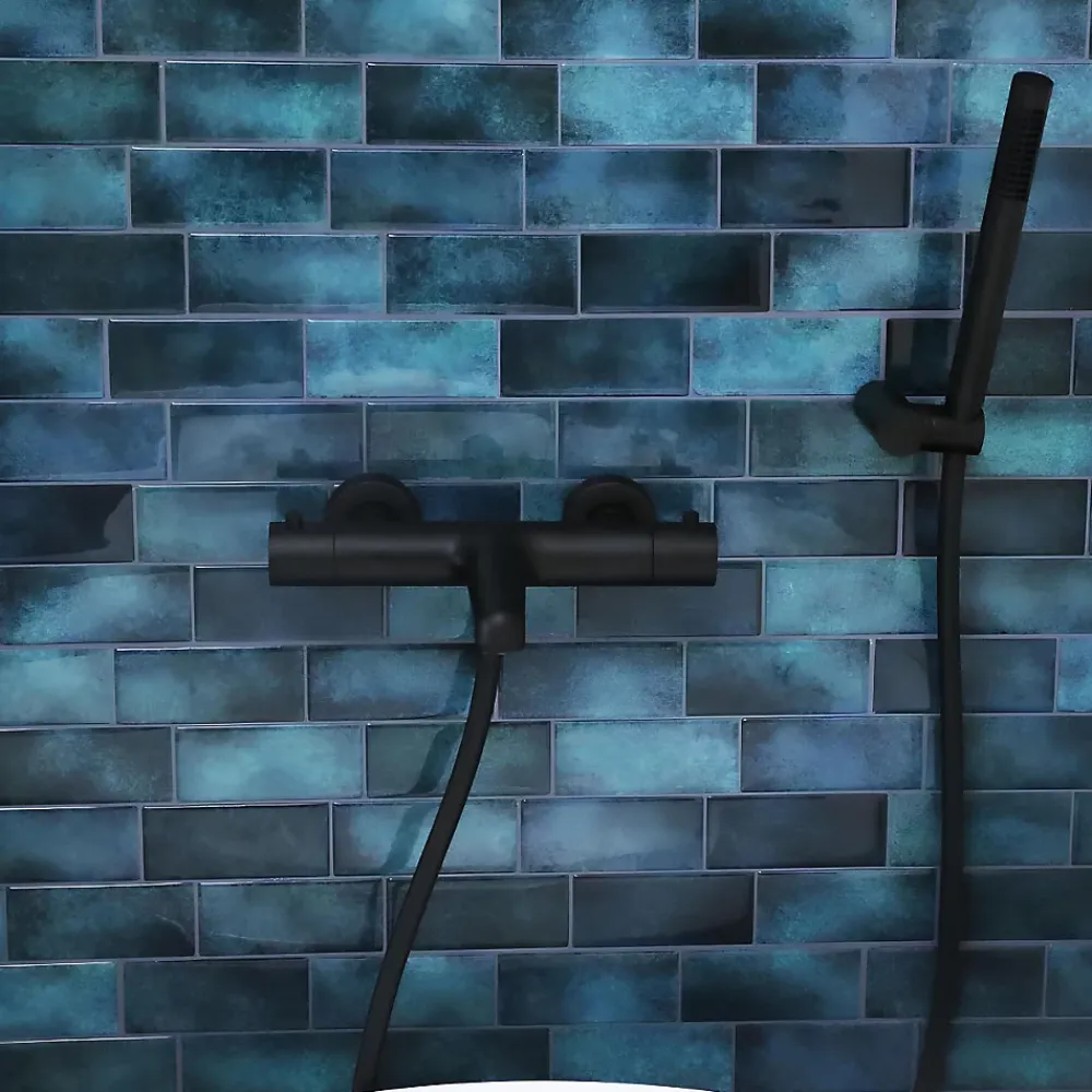 Pommeau De Douche, Flexible Et Barre De Douche|Essebagno Ensemble de douche chromé 3 pièces Circle