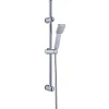 Pommeau De Douche, Flexible Et Barre De Douche|Essebagno Ensemble de douche chromé 3 pièces Quartos