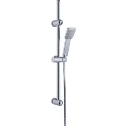 Pommeau De Douche, Flexible Et Barre De Douche|Essebagno Ensemble de douche chromé 3 pièces Quartos