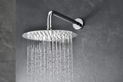 Colonne De Douche Encastrable|Imex Products Ensemble de douche CURVED à encastrer - Thermostatique Chromé BrillantChroméNoir matCanon de fusilOr brosséOr rose brossé Ensembl