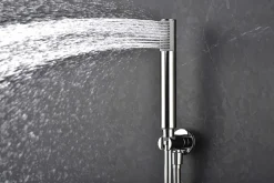 Colonne De Douche Encastrable|Imex Products Ensemble de douche CURVED à encastrer - Thermostatique Chromé BrillantChroméNoir matCanon de fusilOr brosséOr rose brossé Ensembl