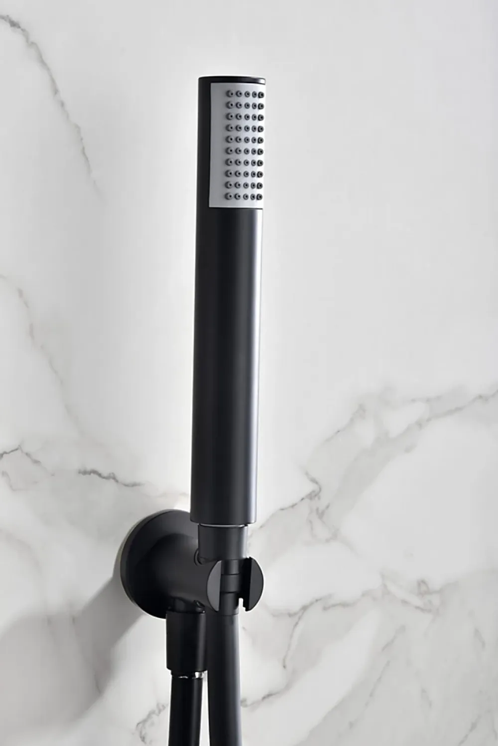 Colonne De Douche Encastrable|Imex Products Ensemble de douche CURVED à encastrer - Thermostatique Noir (mat)ChroméNoir matCanon de fusilOr brosséOr rose brossé Ensemble enc