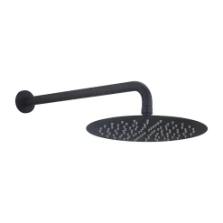 Colonne De Douche Encastrable|Poalgi Ensemble de douche encastré mécanique 2 voies SKY BATH noir mat PVD Inox S304 série SOUL