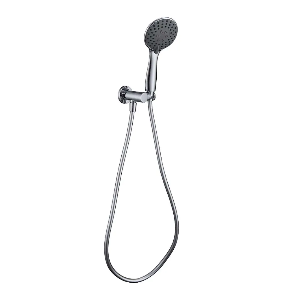 Poalgi Ensemble de douche encastré mécanique 2 voies SKY BATH chromé Inox S304 série SOUL