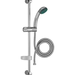 Jacob Delafon Ensemble de douche monojet ECO avec barre 60cm et flexible 175cm - - E14320-CP