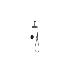 Colonne De Douche Encastrable|Imex Products Ensemble de douche Plafond TOUCHER à encastrer - Mitigeur monocommande Or rose brossé Ensemble encastré douchette + tête de douch